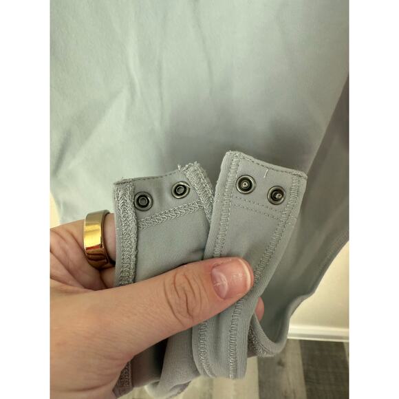 Abercrombie & Fitch Soft Collection Slate Gray Tank Bodysuit Size Medium - Picture 5 of 5